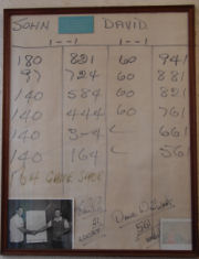 john lowe and david willmott score sheet